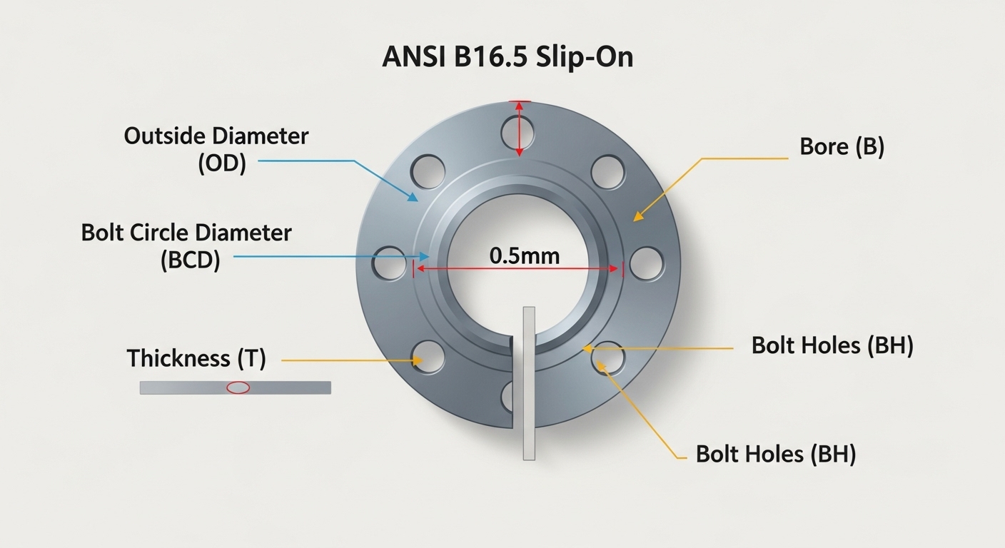ANSI B16.5 Class 150 Flanges